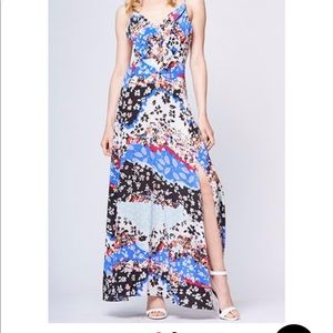 Stunning Yumi Kim 100% silk maxi dress in size L